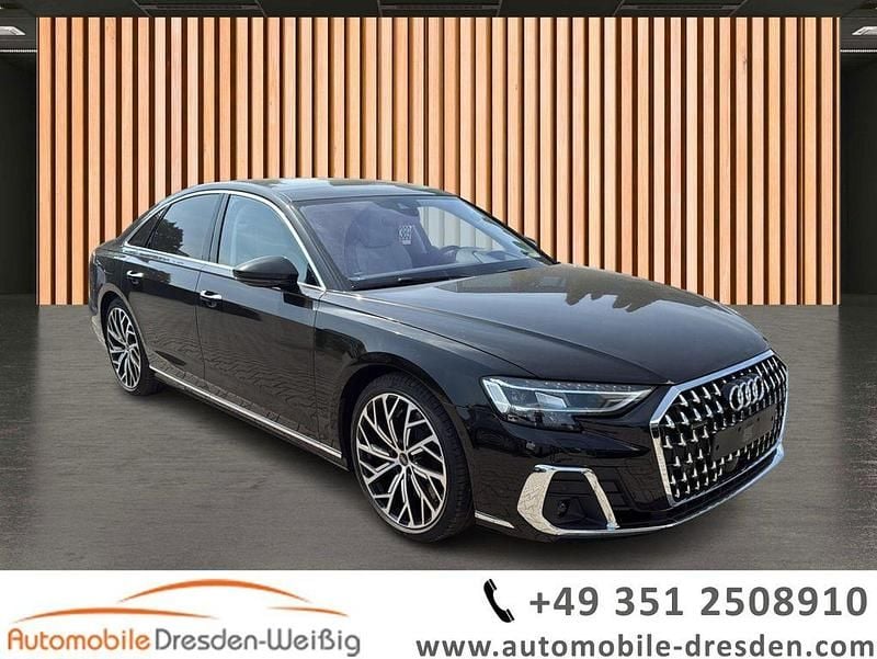 Mythosschwarz metallic Neu 2025 Audi A8 Design Limousine | 109.980 € (Teuer) - Bild 1/4
