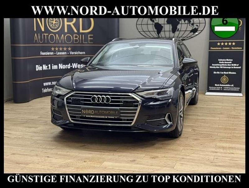Firmamentblau metallic (metallic) Gebraucht 2021 Audi A6 Sport Kombi | 30.900 € (Guter Preis) - Bild 1/3