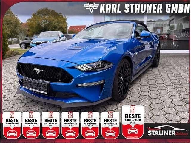 Blau Gebraucht 2021 Ford Mustang GT Convertible Cabrio | 39.900 € (Superpreis) - Bild 1/2
