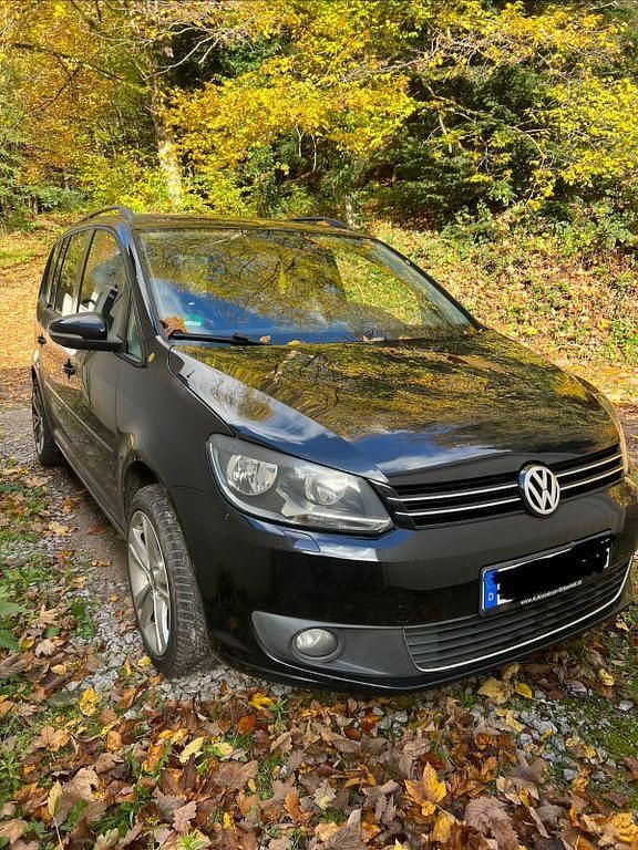 Schwarz Gebraucht 2012 VW Touran Van / Kleinbus | 3.500 € (Superpreis) - Bild 1/4