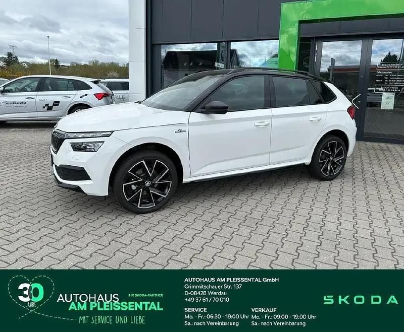 Candyweiss Gebraucht 2024 Skoda Kamiq Monte Carlo SUV | 23.680 € (Fairer Preis) - Bild 1/4