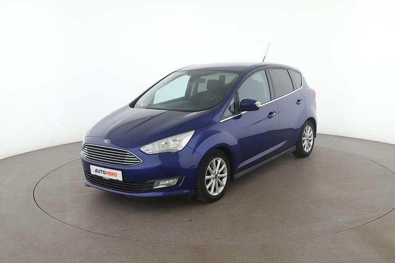 Blau Gebraucht 2017 Ford C-MAX Titanium Van / Kleinbus | 11.780 € (Etwas zu teuer) - Bild 1/3