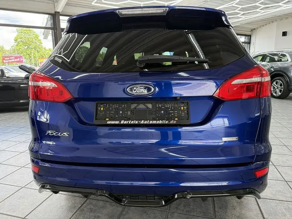 Gebraucht Ford Focus ST-Line 125 PS (91 kW) 2018 Blau Kombi