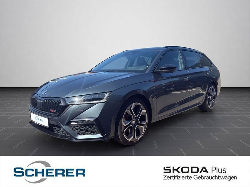 Quarzgrau metallic (metallic) Gebraucht 2021 Skoda Octavia RS Limousine | 32.900 € (Teuer) - Bild 1/4