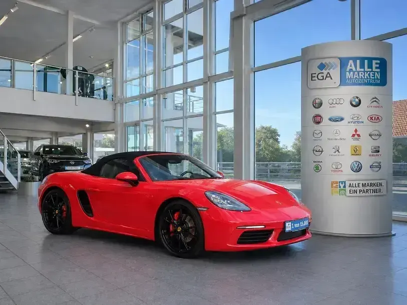 Gebraucht Porsche 718 Boxster S 350 PS (257 kW) 2018 Indischrot Cabrio