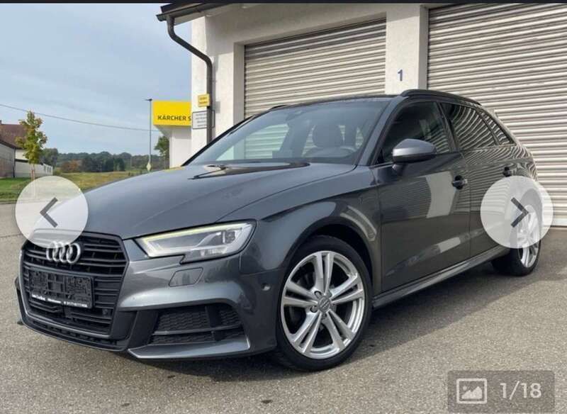 Grau Gebraucht 2019 Audi A3 Sport Kleinwagen | 18.990 € (Fairer Preis) - Bild 1/4