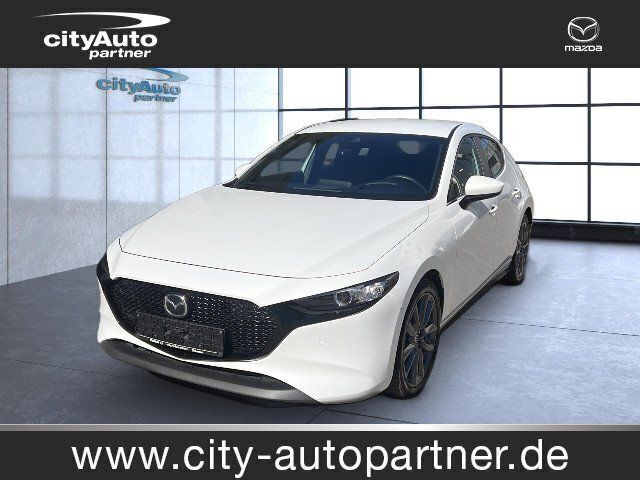 Weiß Gebraucht 2023 Mazda 3 Selection Limousine | 18.990 € - Bild 1/4