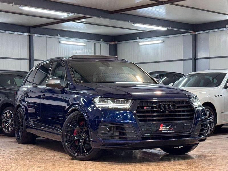 Blau Gebraucht 2018 Audi SQ7 Sport SUV | 45.490 € (Etwas zu teuer) - Bild 1/4