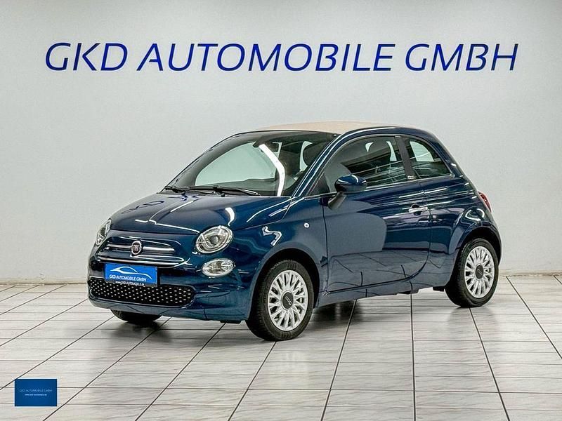 Blau Gebraucht 2021 Fiat 500C Lounge Cabrio | 13.490 € (Fairer Preis) - Bild 1/4
