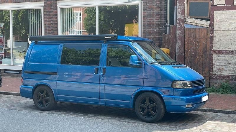 Blau Gebraucht 2001 VW T4 California Van | 14.799 € (Fairer Preis) - Bild 1/4