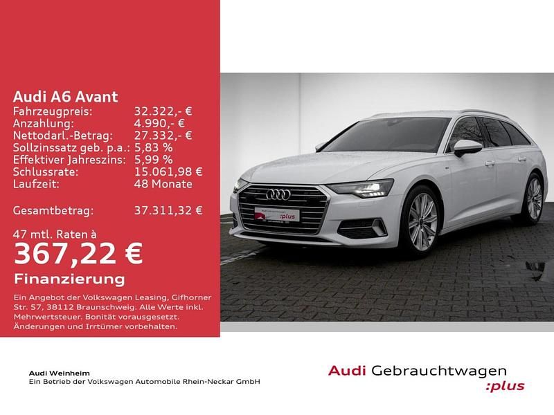 Gebraucht Audi A6 Sport 204 PS (150 kW) 2023 Ibisweiß Kombi