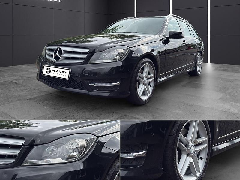 Schwarz Gebraucht 2012 Mercedes C250 AMG line Kombi | 12.390 € (Fairer Preis) - Bild 1/4