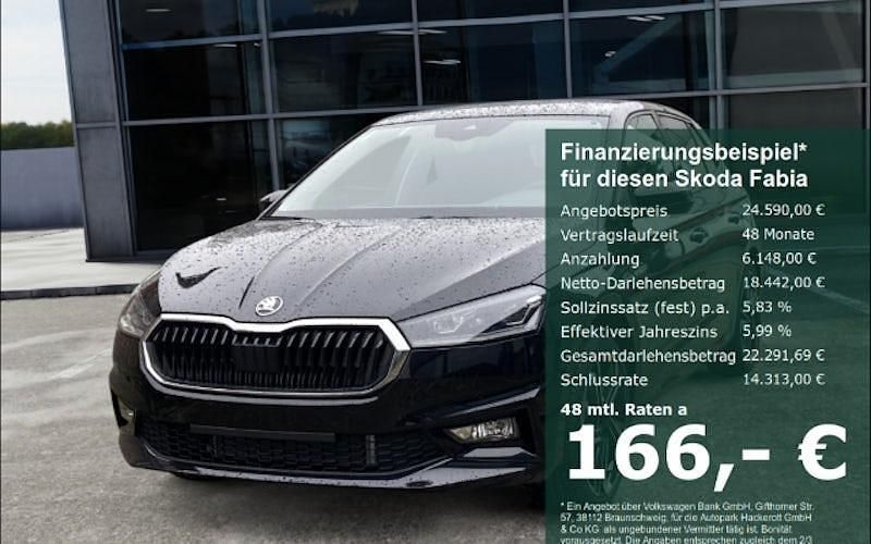 Schwarz Neu 2025 Skoda Fabia Tour Limousine | 24.590 € (Fairer Preis) - Bild 1/4
