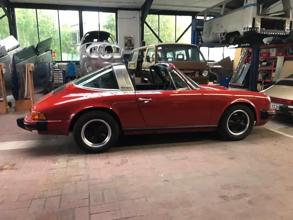 Gebraucht Porsche 911 165 PS (121 kW) 1976 Rot Cabrio
