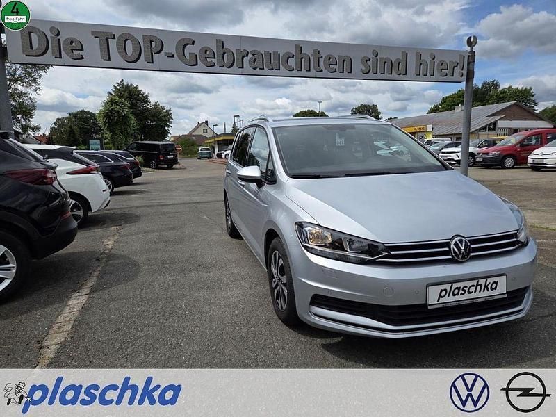 Silber Gebraucht 2021 VW Touran Active Van / Kleinbus | 26.450 € (Guter Preis) - Bild 1/4