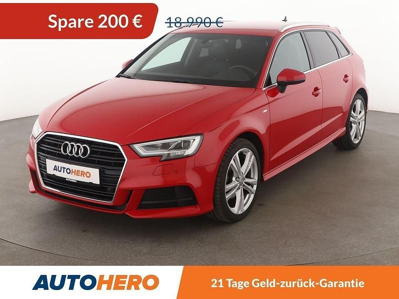 Rot Gebraucht 2018 Audi A3 Design Limousine | 18.590 € (Fairer Preis) - Bild 1/3
