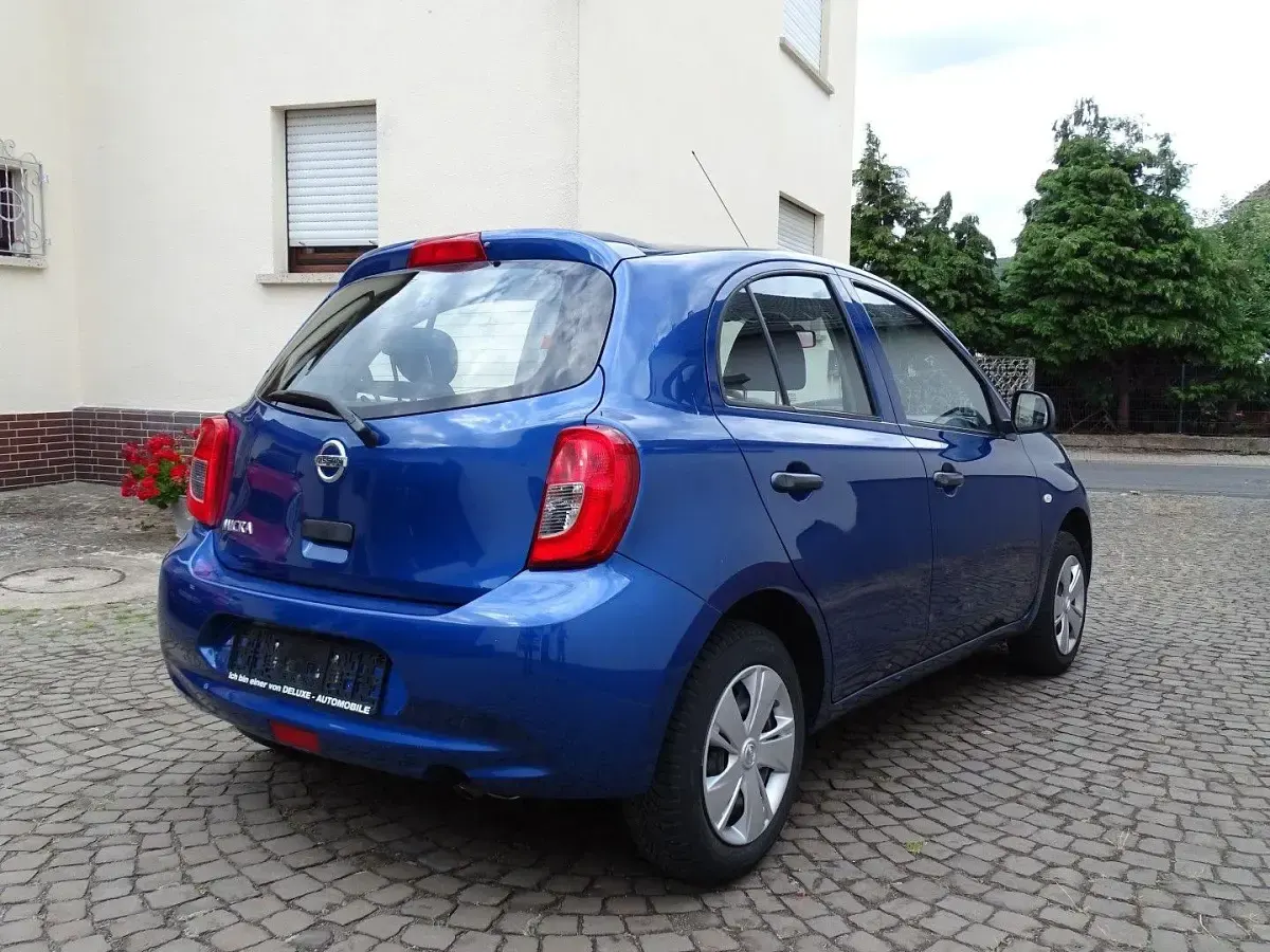 Gebraucht Nissan Micra Visia 80 PS (58 kW) 2015 Blau Kleinwagen