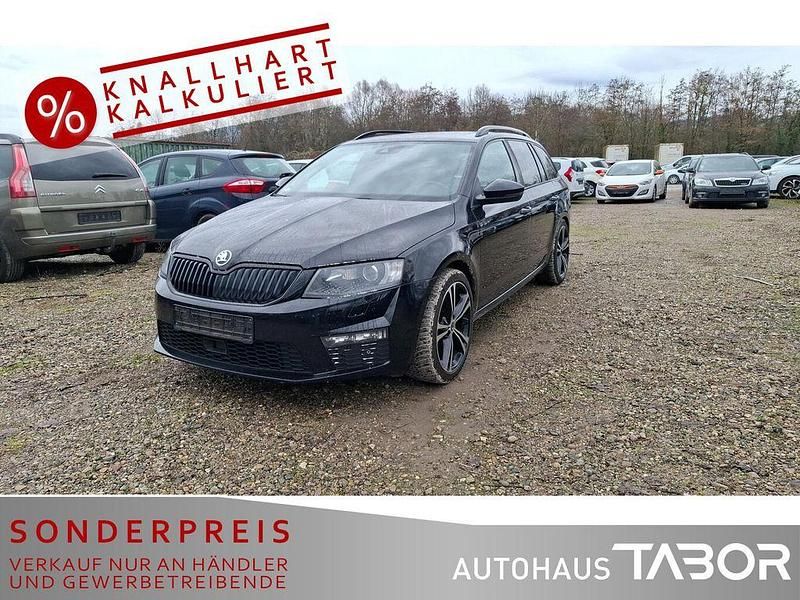 Gebraucht Skoda Octavia RS 184 PS (135 kW) 2015 Cerna magic/black magic Kombi