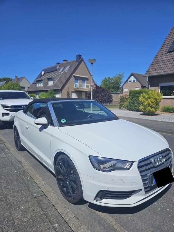 Weiß Gebraucht 2014 Audi A3 Cabriolet Ambition Cabrio | 11.000 € (Guter Preis) - Bild 1/4
