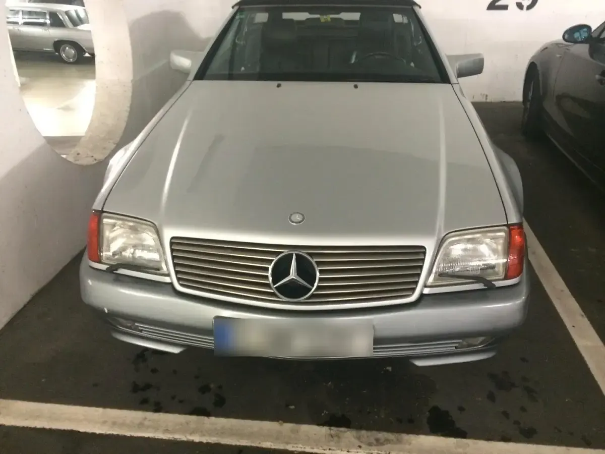 Gebraucht Mercedes SL500 326 PS (239 kW) 1991 Silber Cabrio