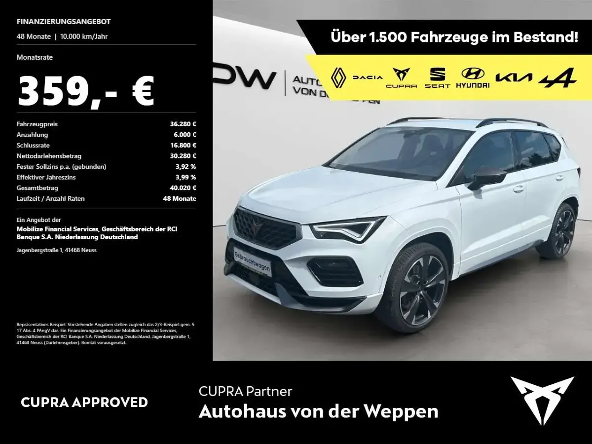 Gebraucht Cupra Ateca VZ 300 PS (220 kW) 2024 SUV