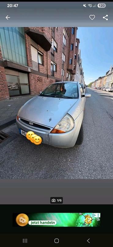 Silber Gebraucht 2002 Ford Ka Kleinwagen | 380 € (Superpreis) - Bild 1/3