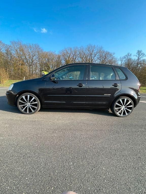 Gebraucht VW Polo United 80 PS (58 kW) 2008 Schwarz Kleinwagen