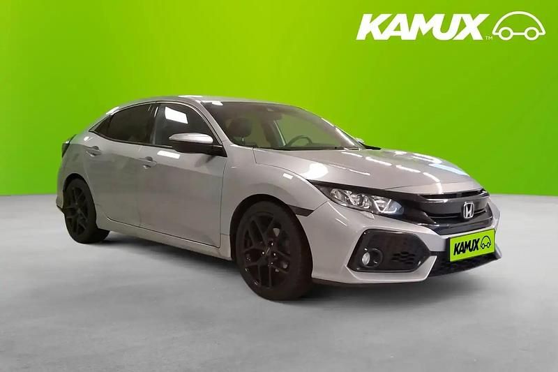 Silber / grau Gebraucht 2018 Honda Civic Limousine | 16.290 € (Fairer Preis) - Bild 1/4