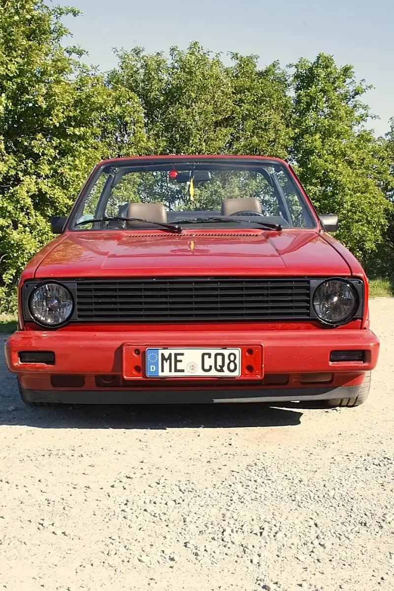 Gebraucht VW Golf Cabriolet 72 PS (52 kW) 1984 Rot Cabrio