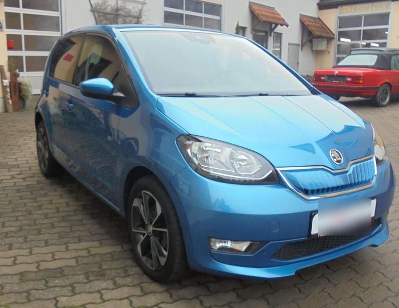 Blau Gebraucht 2020 Skoda Citigo-e IV Ambition Kleinwagen | 10.600 € (Guter Preis) - Bild 1/4