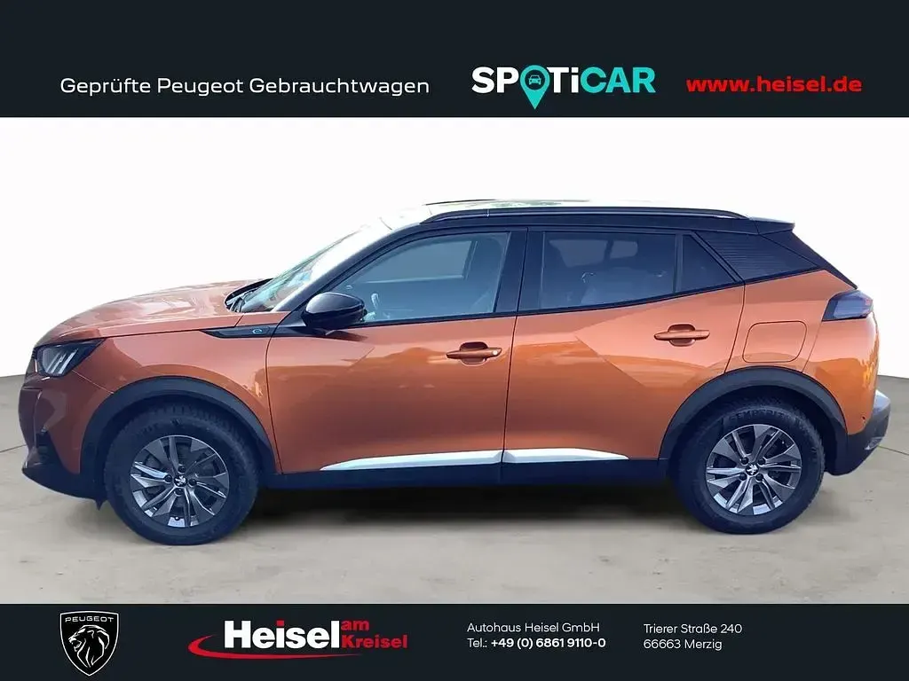 Gebraucht Peugeot e-2008 GT 100 kW (136 PS) 2022 Orange SUV