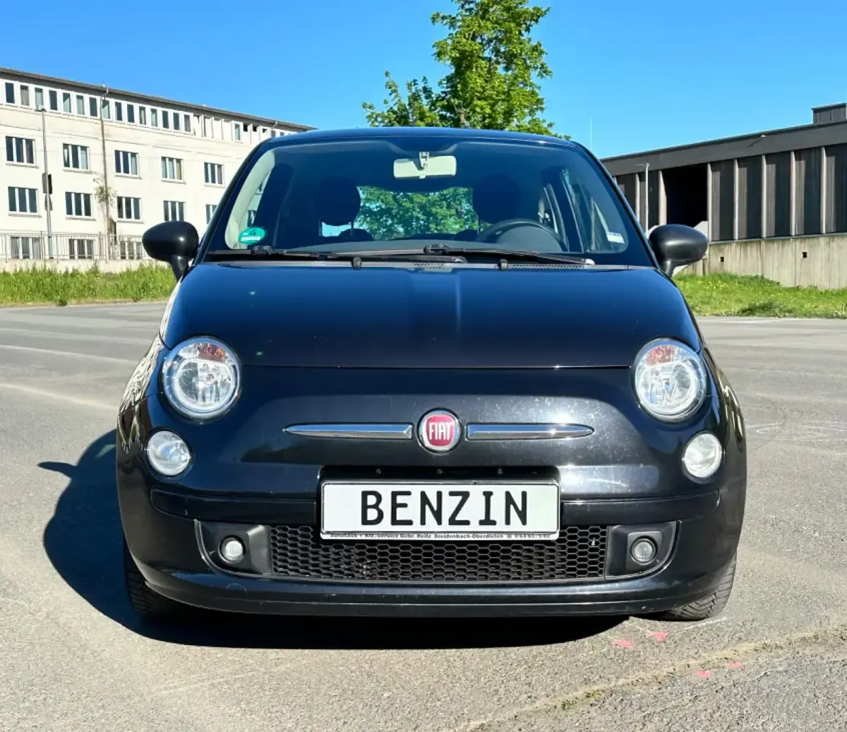 Usata Fiat 500 69 CV (50 kW) 2009 Nero Cabrio