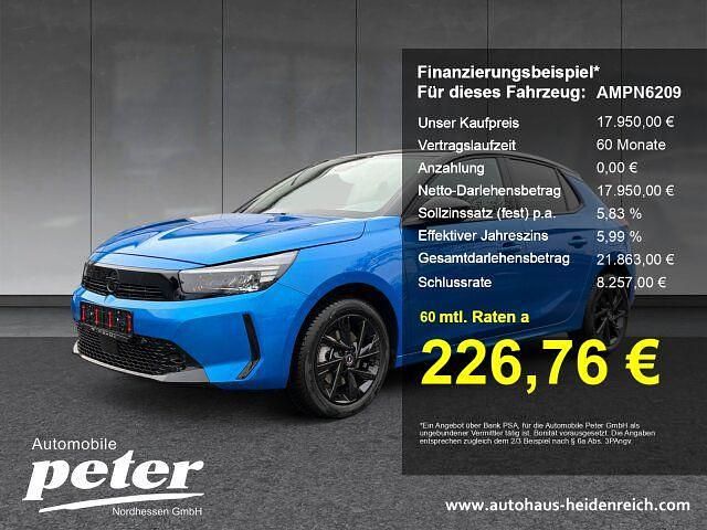 Neu Opel Corsa 101 PS (74 kW) 2025 Blau Limousine