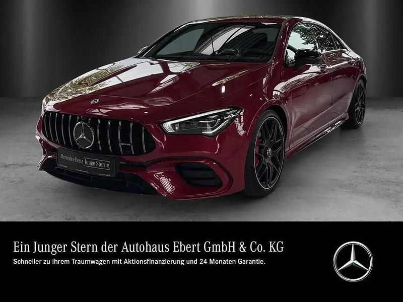 Manufaktur lack patagonienrot me Gebraucht 2021 Mercedes CLA45 AMG Night Coupé | 53.880 € (Etwas zu teuer) - Bild 1/4