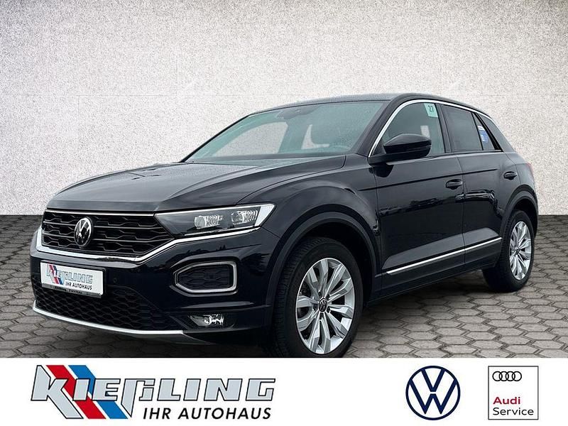 Schwarz Gebraucht 2021 VW T-Roc Sport SUV | 20.950 € (Fairer Preis) - Bild 1/4