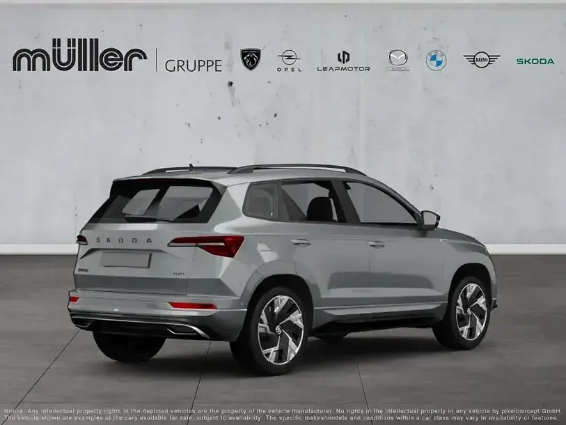 Neu Skoda Karoq SportLine 150 PS (110 kW) 2026 Silber SUV