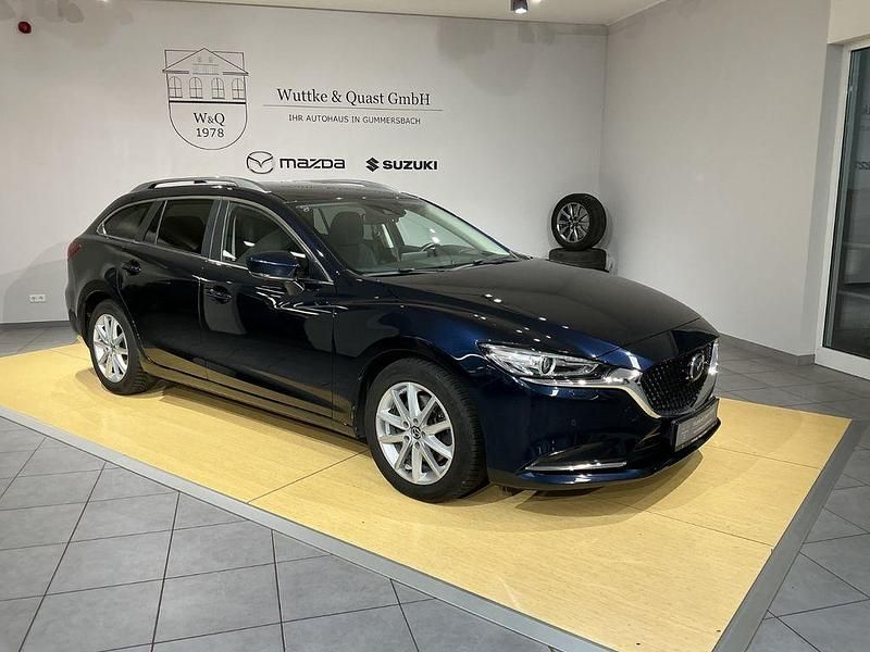 Gebraucht Mazda 6 150 PS (110 kW) 2021 Deep crystal blue Kombi