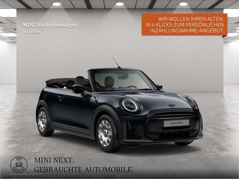 Blau Gebraucht 2022 Mini Cooper Cabriolet Cabrio | 31.280 € (Teuer) - Bild 1/4