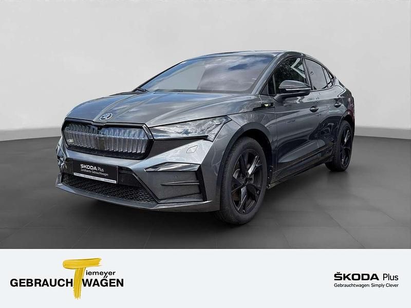 Graphitegrau metallic Gebraucht 2024 Skoda Enyaq iV RS SUV | 46.440 € (Etwas zu teuer) - Bild 1/4