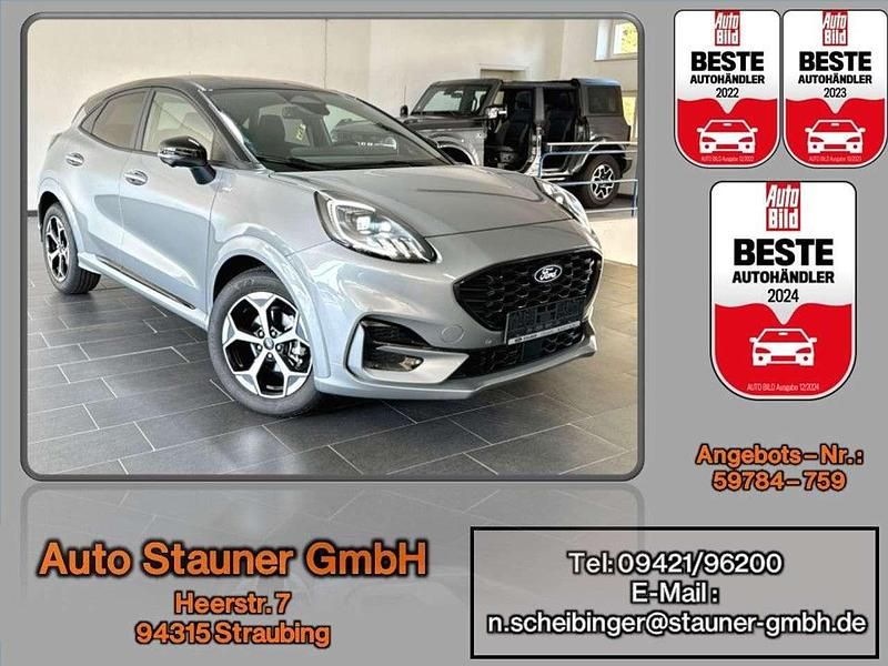 Solar silver metallic Neu 2025 Ford Puma ST-Line SUV | 22.980 € (Superpreis) - Bild 1/4