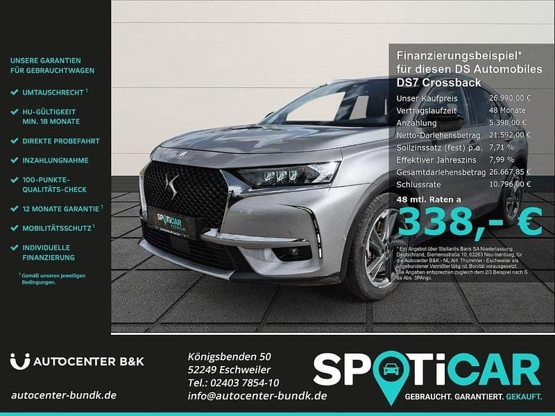Grau Gebraucht 2021 DS Automobiles DS7 Crossback Grand Chic SUV | 26.990 € (Guter Preis) - Bild 1/4