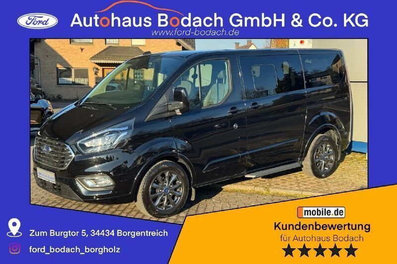 Schwarz Gebraucht 2021 Ford Tourneo Custom Titanium X Van | 36.990 € (Etwas zu teuer) - Bild 1/4