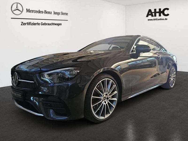 Metalliclack graphitgrau Gebraucht 2021 Mercedes E450 AMG Coupé | 41.890 € (Superpreis) - Bild 1/4