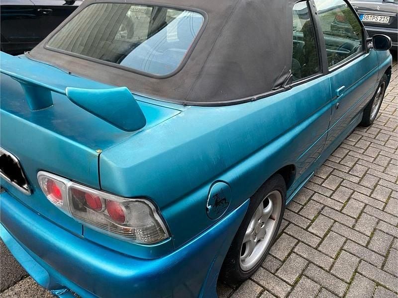 Gebraucht Ford Escort Cabriolet 116 PS (85 kW) 1993 Blau Cabrio