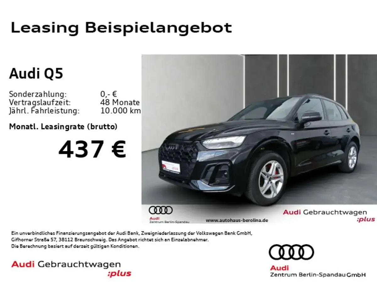 Gebraucht Audi Q5 Exclusive 204 PS (150 kW) 2023 Mythosschwarz metallic SUV