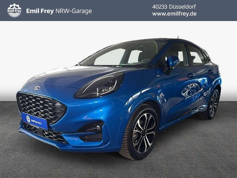 Blau Gebraucht 2023 Ford Puma Gen-E ST-Line SUV | 19.490 € (Superpreis) - Bild 1/3