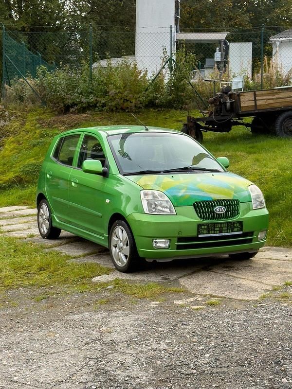 Gebraucht Kia Picanto 65 PS (47 kW) 2004 Grün Kleinwagen