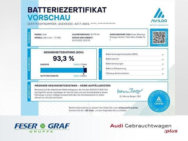 Kieselgrau Gebraucht 2022 Audi Q4 e-tron Advanced SUV | 32.880 € (Superpreis) - Bild 1/3