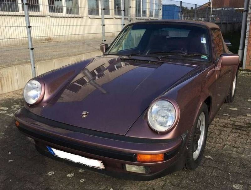 Cassisrotmetallic Gebraucht 1989 Porsche 911 Carrera Cabrio | 56.800 € - Bild 1/4