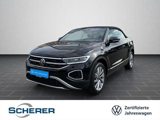 Deep black perleffekt / schwar Gebraucht 2024 VW T-Roc Cabriolet Move Cabrio | 31.850 € (Fairer Preis) - Bild 1/4